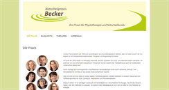 Desktop Screenshot of heilpraxis-becker.de