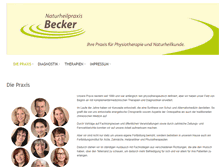 Tablet Screenshot of heilpraxis-becker.de
